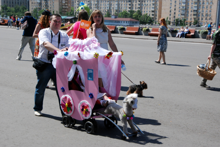 Парк Горького и Парад колясок 2014