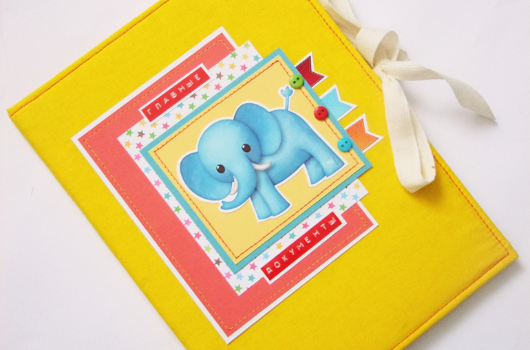 Серия обложек на свидетельства о рождении Children joy