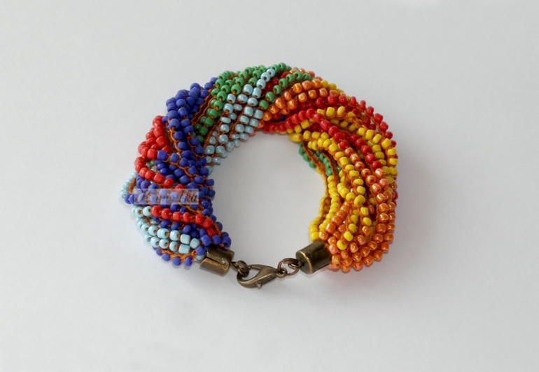 Браслеты из бисера. Продолжаю пополнять коллекцию)