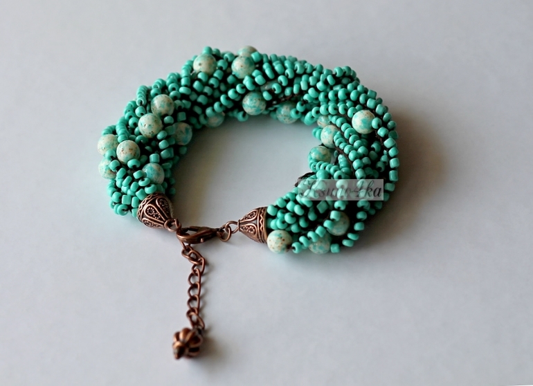 Браслеты из бисера. Продолжаю пополнять коллекцию)