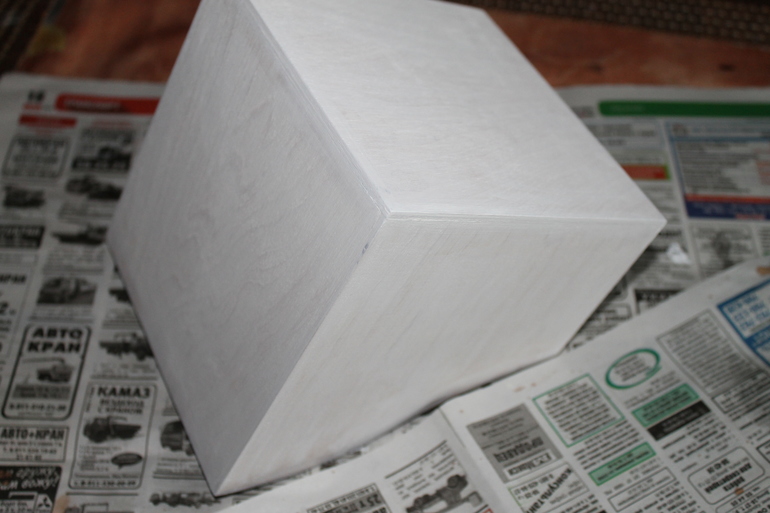 Совместный декупаж короба для специй.