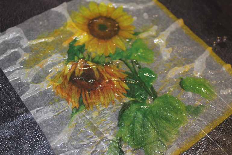 Совместный декупаж короба для специй.