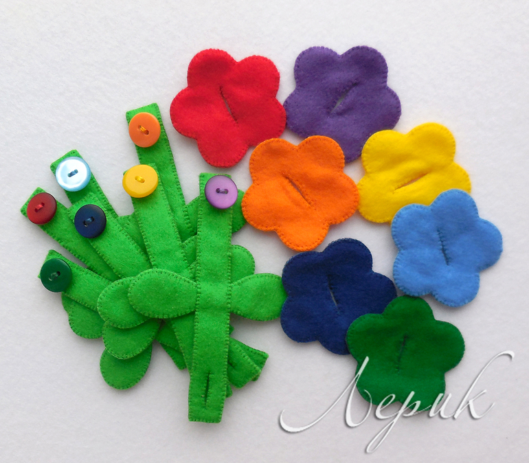 Пуговичный тренажер