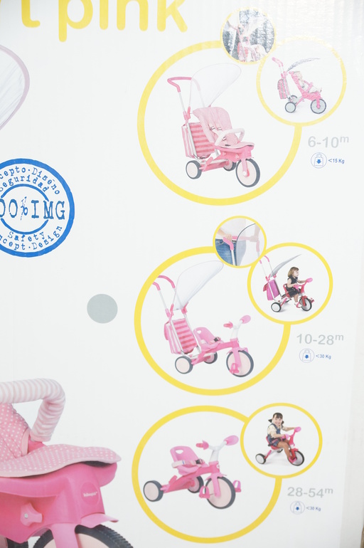 Велосипед-коляска 3 в 1 Italtrike EVOLUTION pink б/у. 4500 руб (без торга !)