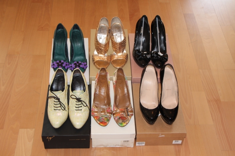 Брендовые туфли Versace, Dior, Christian Louboutin, Miu Miu