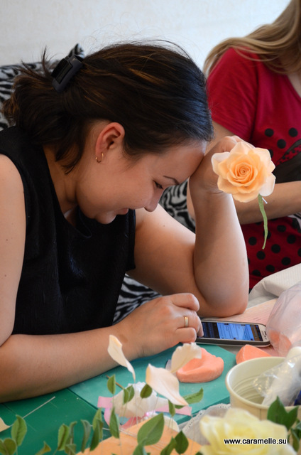 Фотоотчет с курсов по сахарным цветам в г. Уфа)))