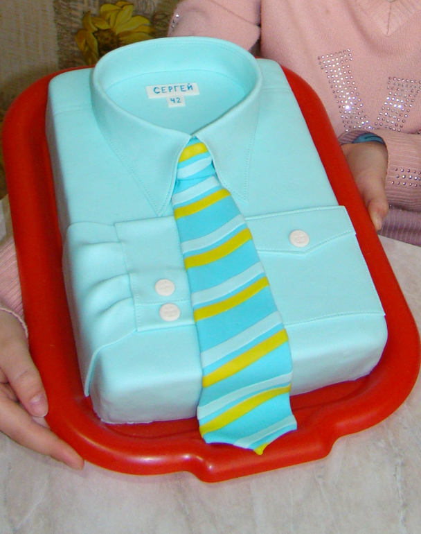 № 36 Торт- рубашка