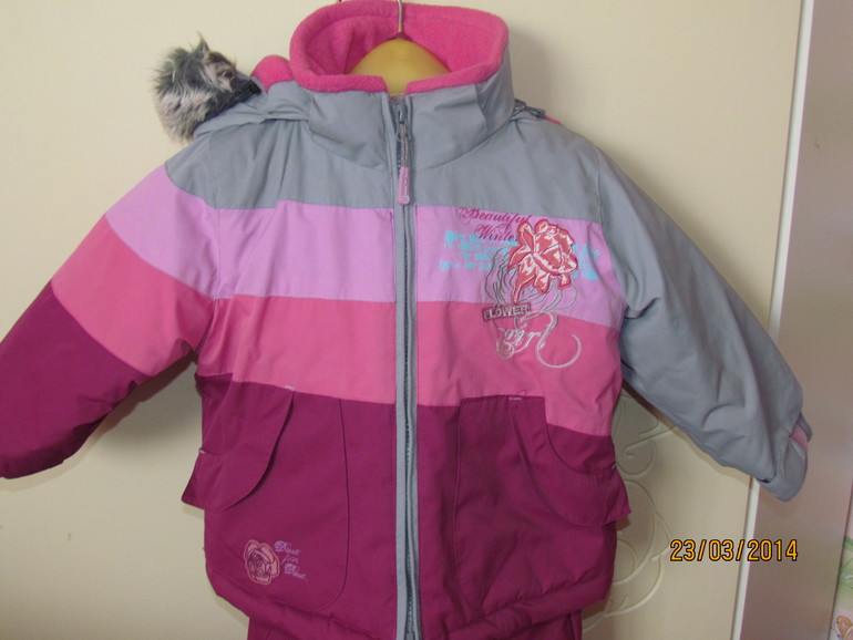Продам зимний комплект для девочки Deux par Deux.