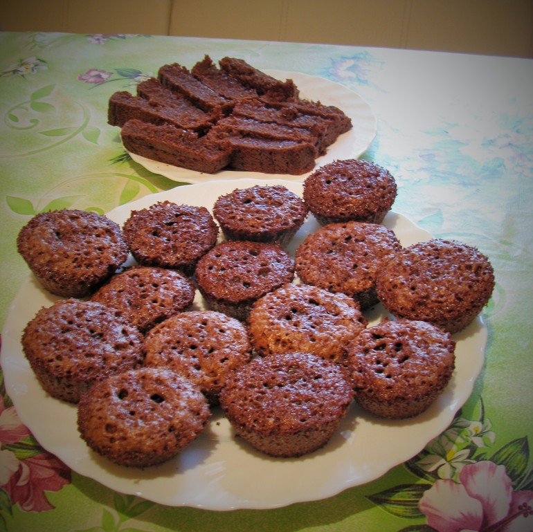 Шоколадные кексики