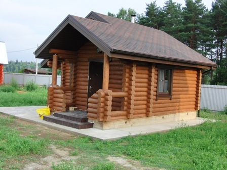 вот и наша баня))