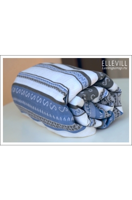 Продаю слинг и кольцами Ellevill Zara tricolor blue