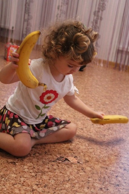 Банановые оладьи