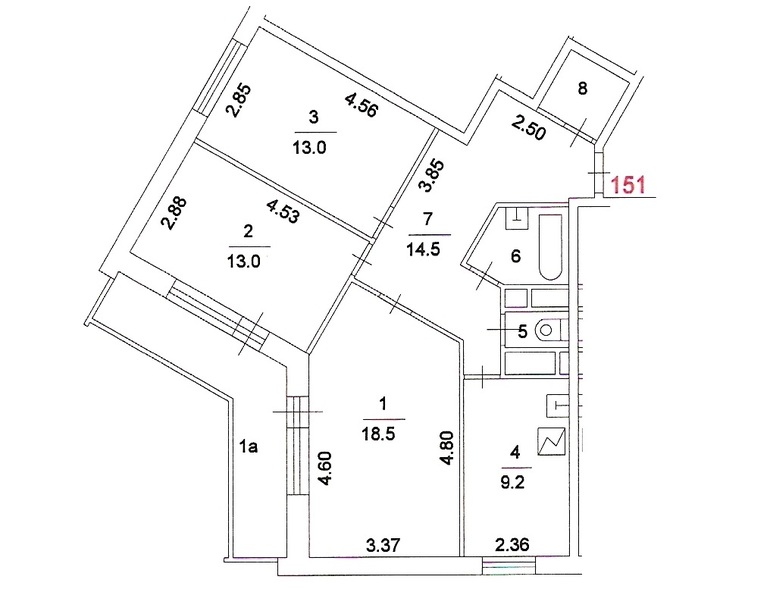 Помогите выбрать вариант перепланировки
