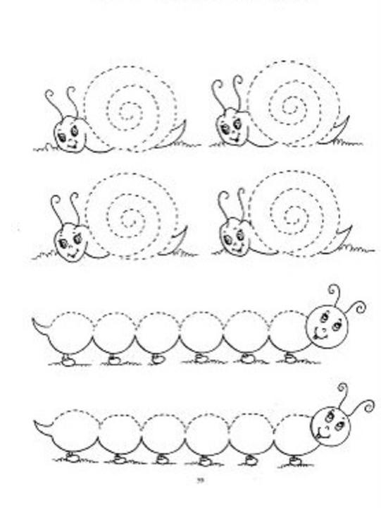 Готовим руку к письму (материал для распечатки)