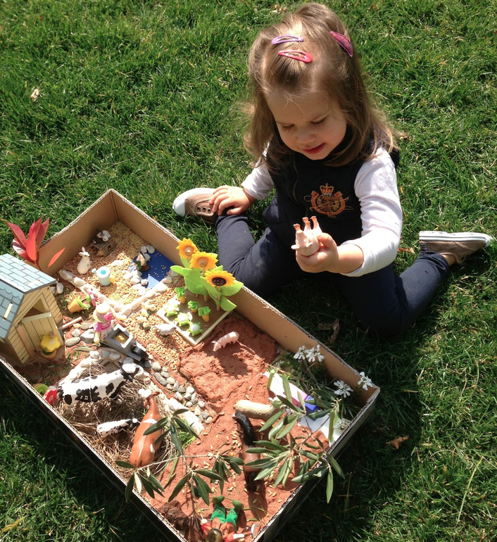 Наш вариант фермы в коробке