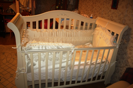 Продаю детскую кроватку Pali Renee Б/У (слоновая кость)