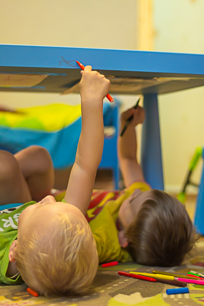 Рисование снизу вверх