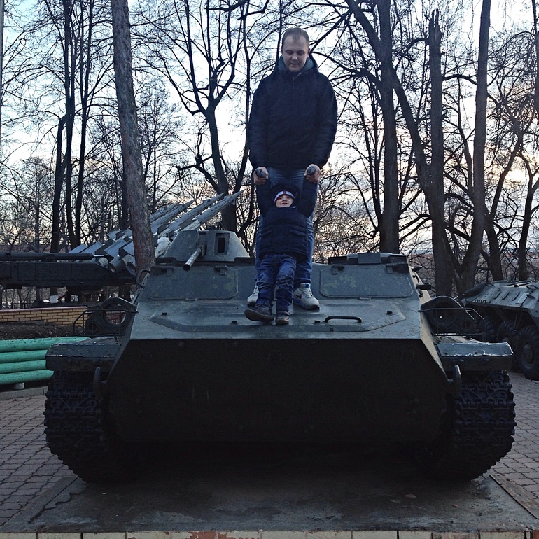 В Музее современной военной техники