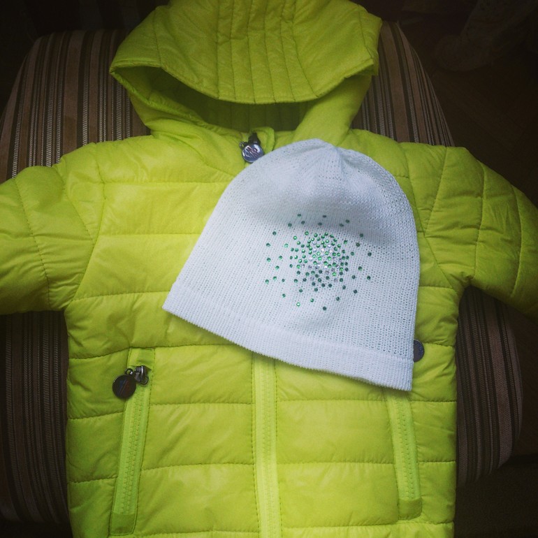 хлопок и стразы))))