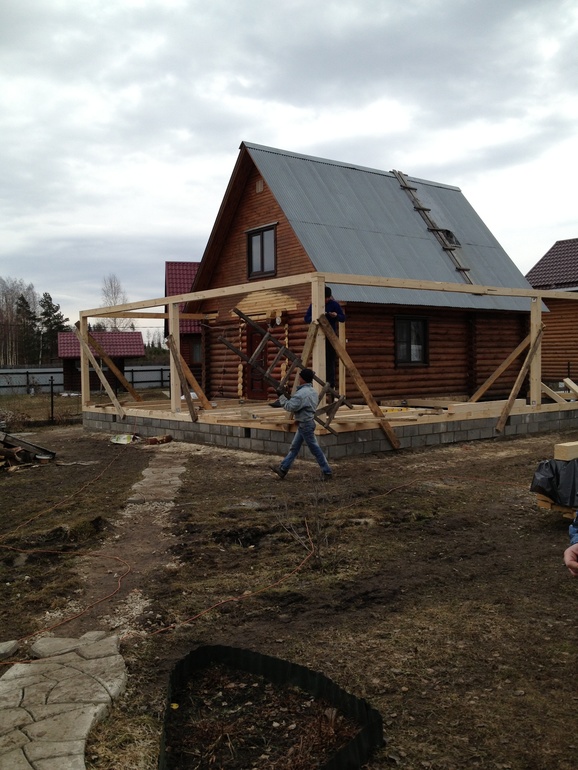 Дача. Стройка. 3 неделя.