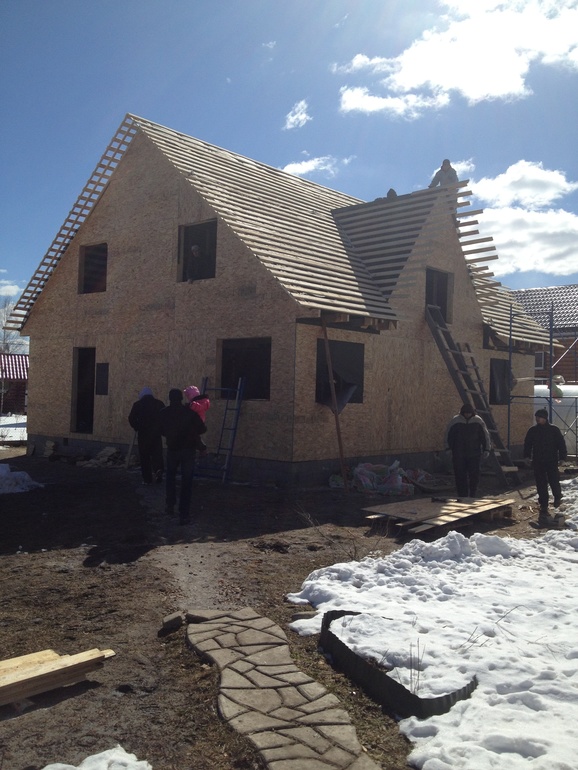 Дача. Стройка. Неделя 6