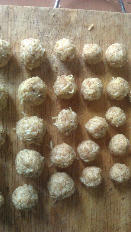 супчик с сырными кнелями