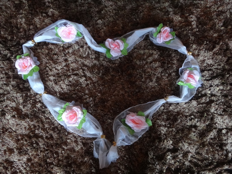 Украшение для стола и помещения около 2 м с цветами