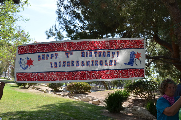 Ковбойский День Рождения наших Солнышек!!! 4 года