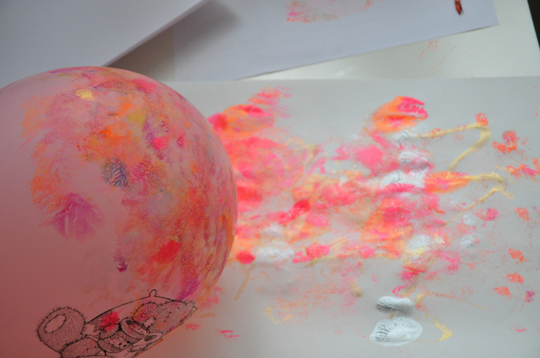 рисование шарами