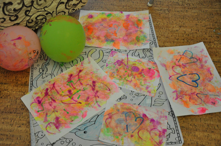 рисование шарами