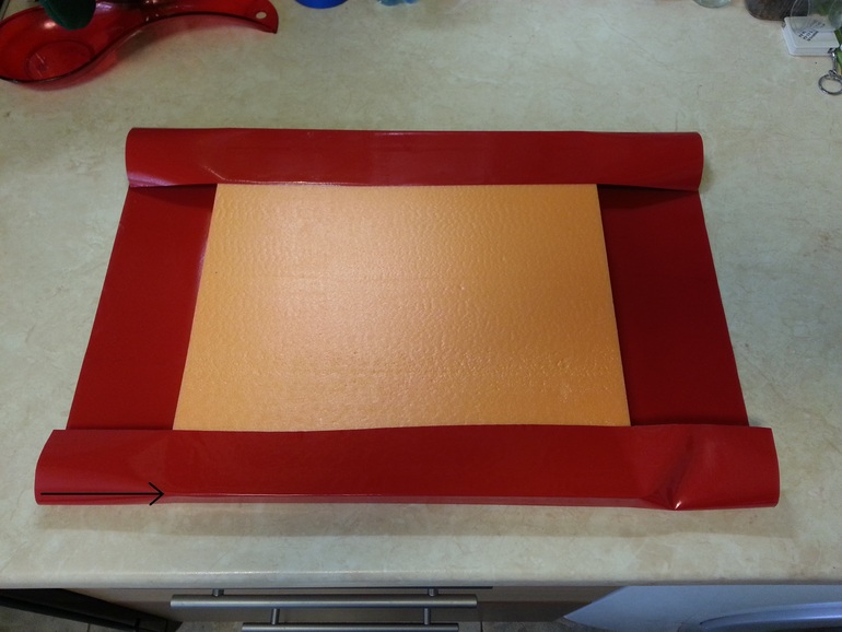 МК как сделать подложку из пенополистирола (пеноплэкса).