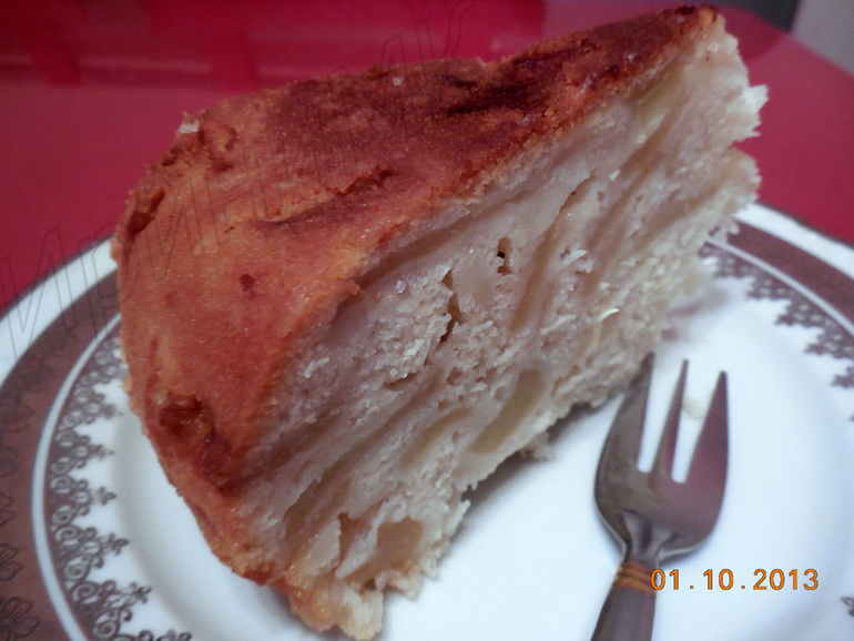 обычная шарлотка...