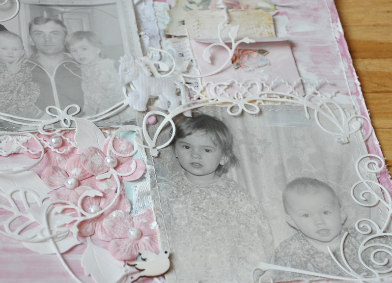 первый разварот в СП шебби альбом