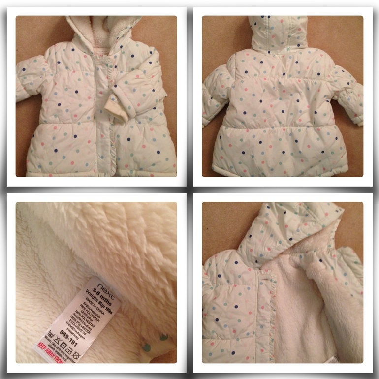 Куртка демисезонная Next на 3-6 месяцев для девочки.