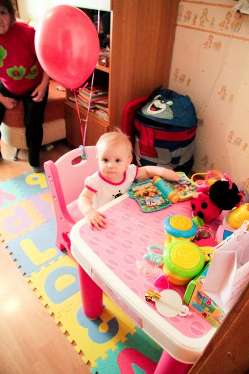 Как мы отмечали 1 годик=)))Вечеринка в стиле Божьих коровок