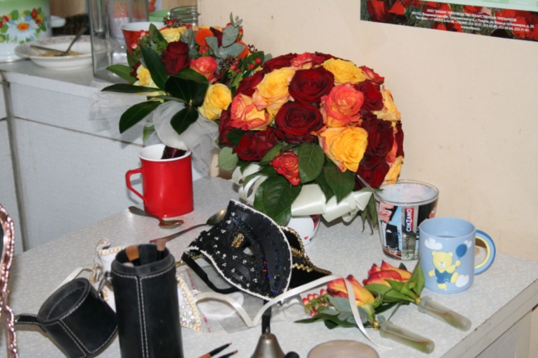 Я в роли флориста)