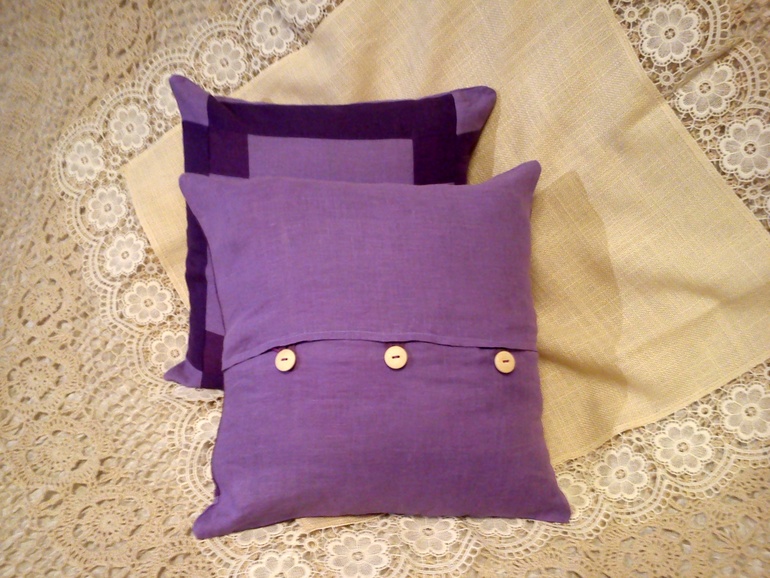 Наволочки с совами сиренево-фиолетовые