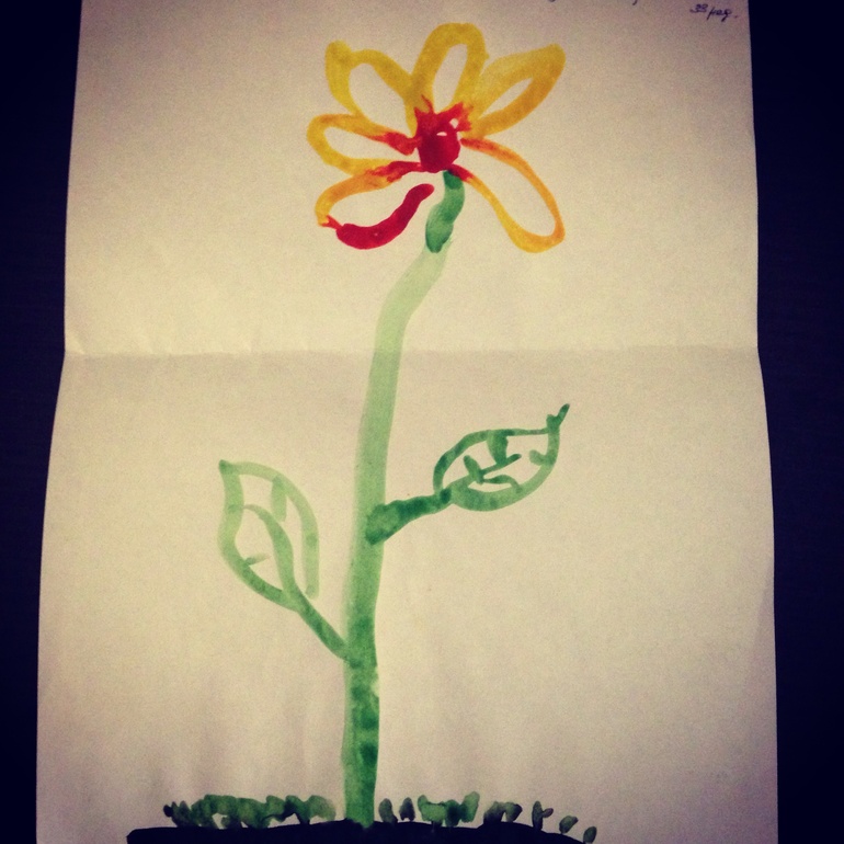 Взгляд папы...