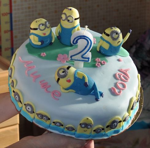 Мой первый тортик:-)