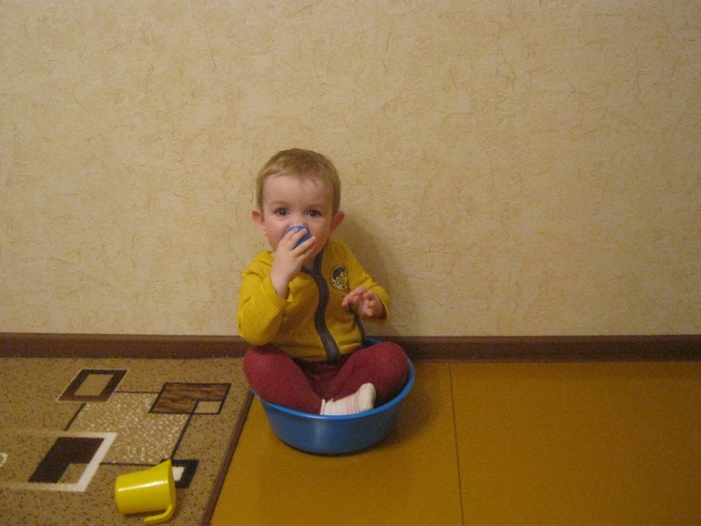 Полине 1 год и 7 месяцев