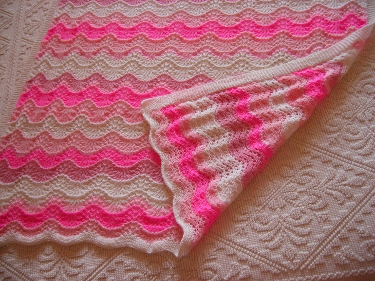 Моё вязание из остатков пряжи и другое.