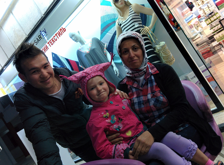 Наша Лизавета на отдыхе в Турции