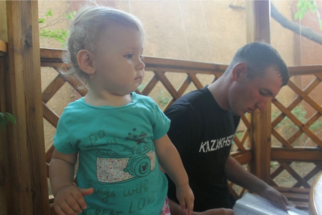 Наш маленький жабенок))) Сезон открыт)