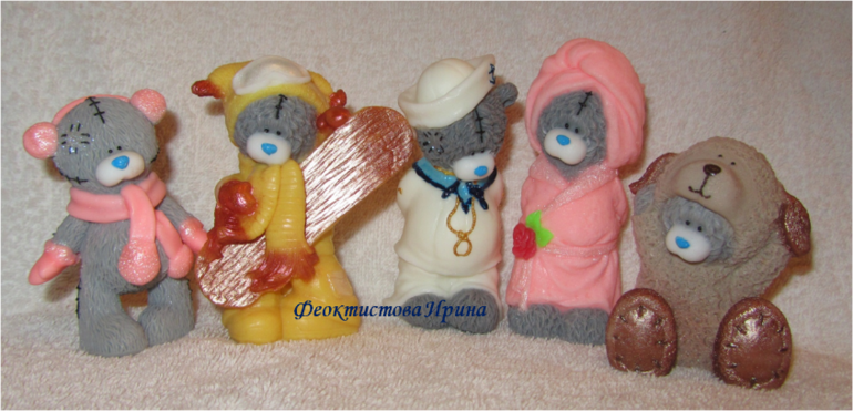 Мои new мишки и их друзья)