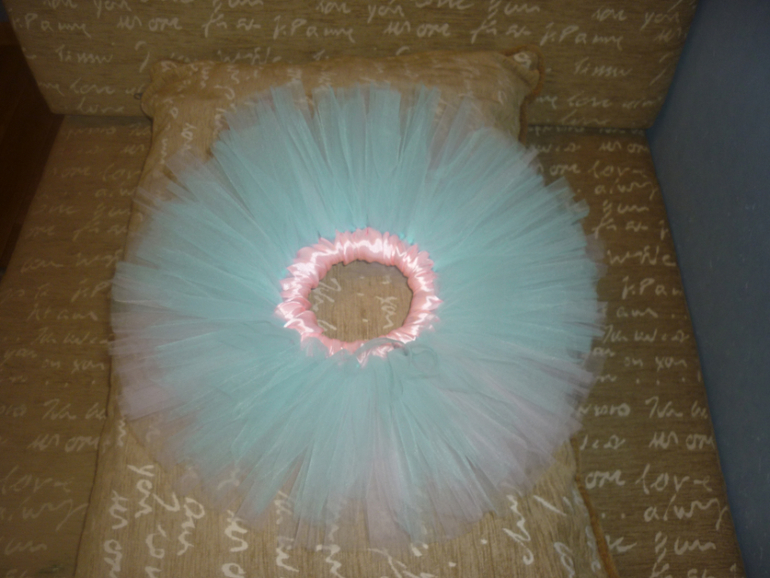 2-х сторонняя и 2х слойная юбка пачка(2 в 1)