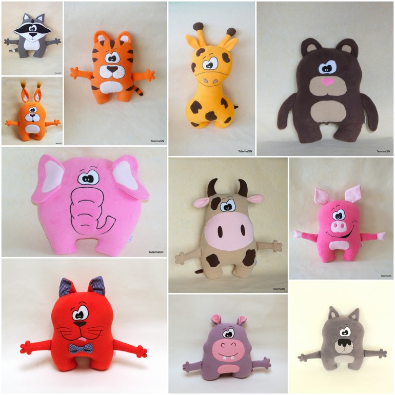 Подушки-игрушки