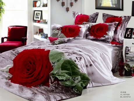 Постельное бельё мако сатин 3D