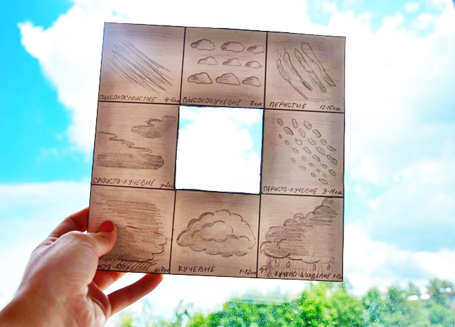 Играем с облаками (+материал для раздачи)