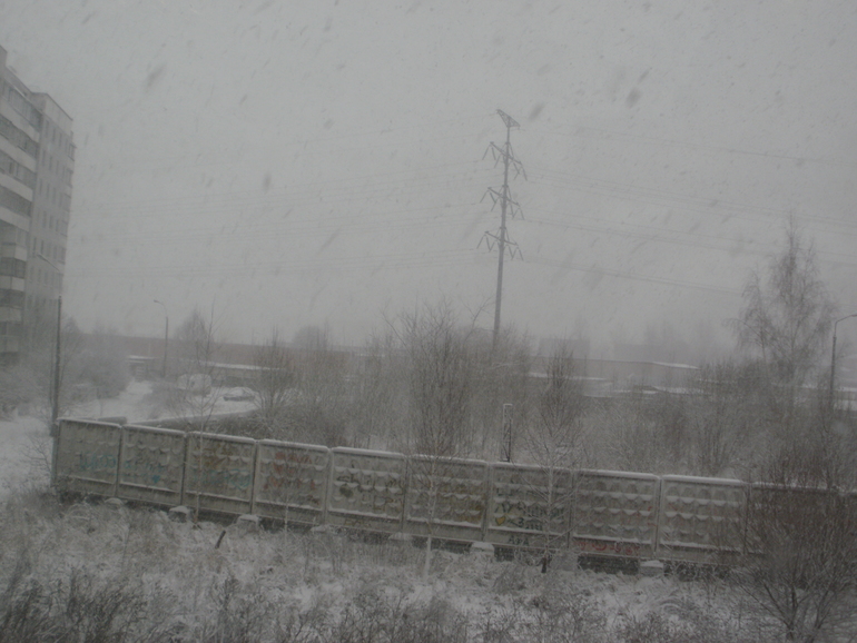 А у нас снегопад! А у Вас?