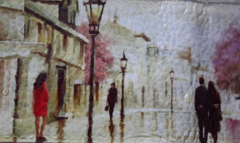 Любимый декупаж а коже)